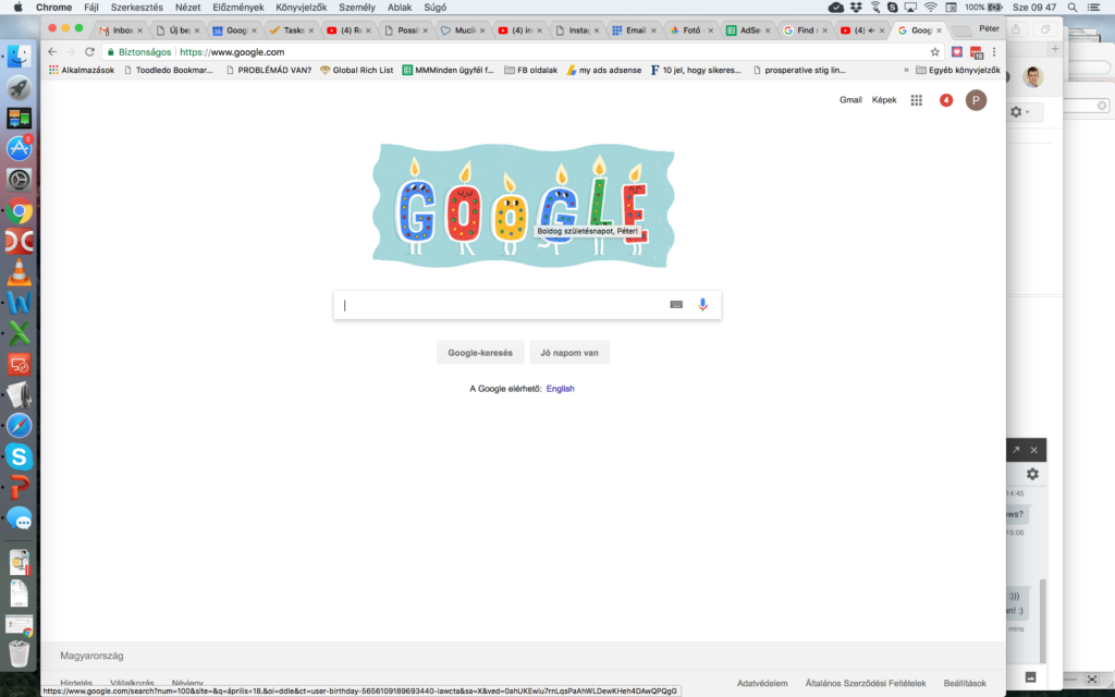 36. születésnap by Google